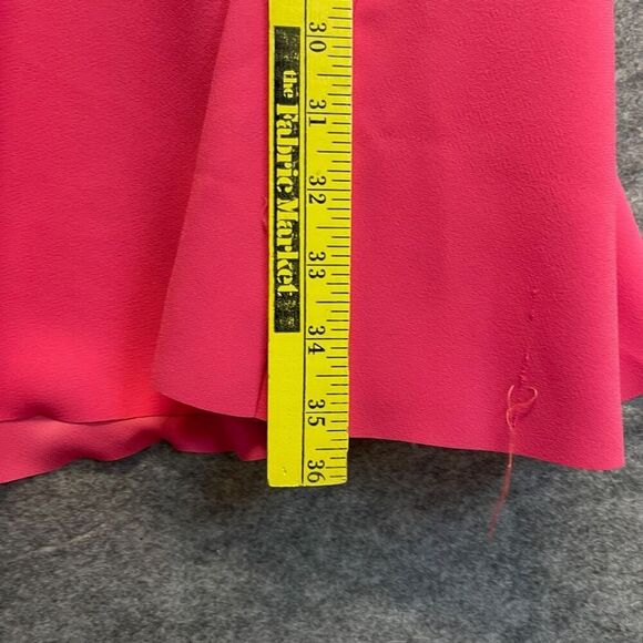 BANANA REPUBLIC Dress Size 10 Pink Flounce Shift Dressy Cocktail Party Summer - Picture 7 of 16